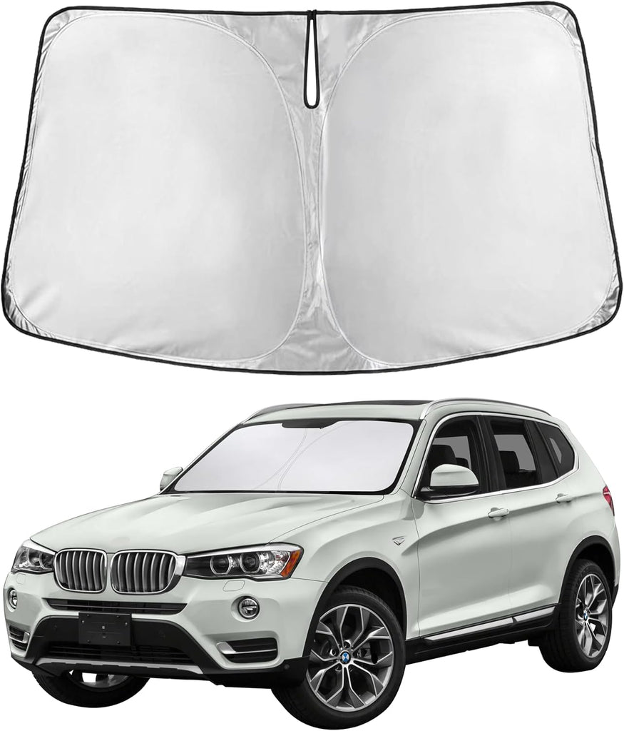 EcoNour Windshield Sunshade Compatible for BMW X3 2011-2015 2016 2017