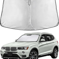 EcoNour Windshield Sunshade Compatible for BMW X3 2011-2015 2016 2017