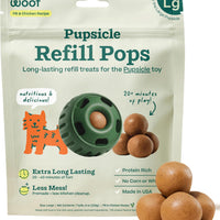 WOOF Pupsicle Chicken Refill Pops Dog Treats, Large, 7 Count