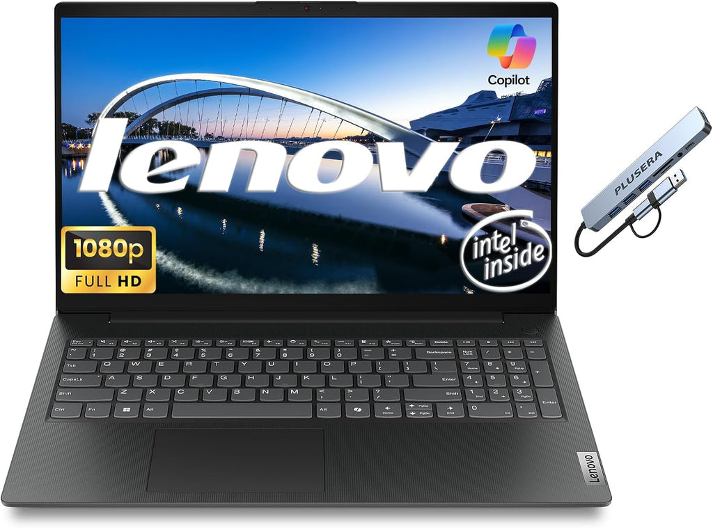 Lenovo V15 G6 Business Laptop Computer, 15.6" FHD Display, Windows 11 Pro 16GB DDR5 RAM 512GB SSD, Intel Quad-Core N150