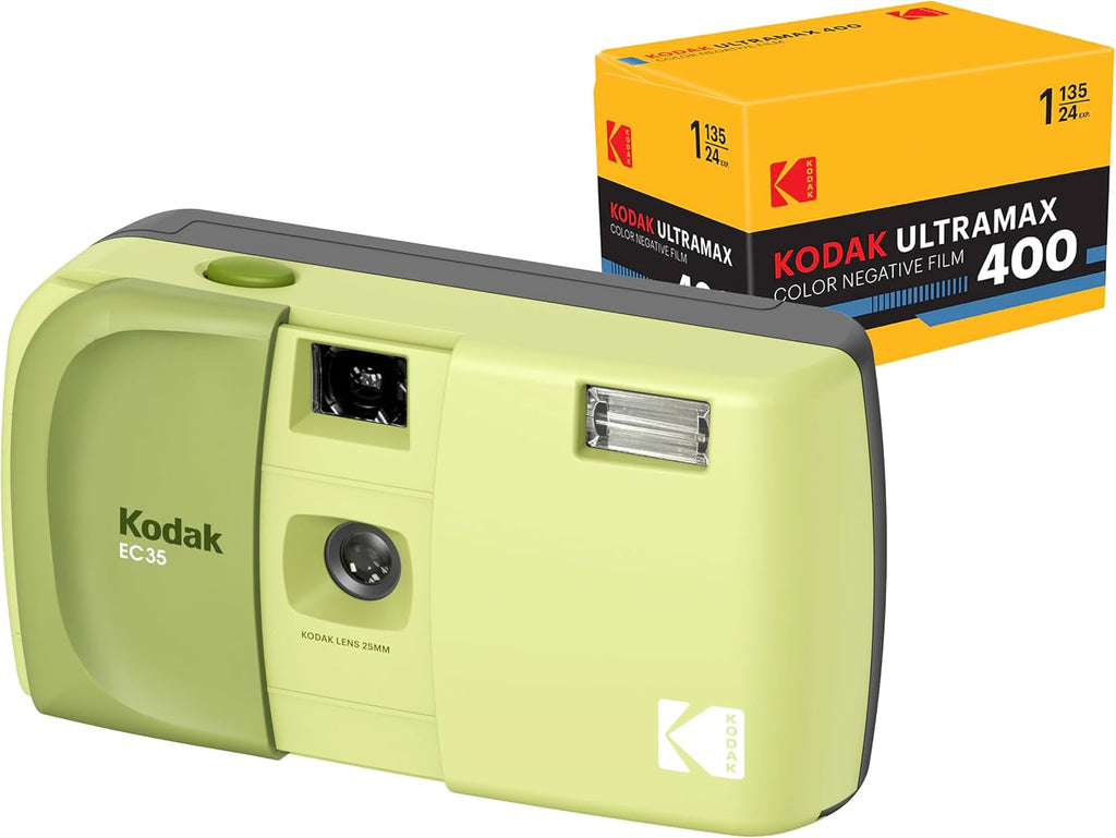 Kodak EC35 - Cámara analógica reutilizable 35mm - Verde Aguacate