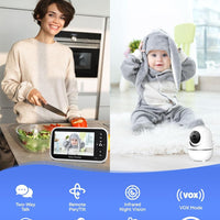 GoodBaby 5" Baby Monitor with Camera and Audio