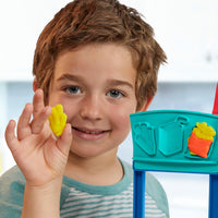 Play-Doh Kitchen Creations Busy Chef's Restaurant Playset, 2-Sided Play Kitchen Set, Preschool Cooking Toys, Kids Arts & Crafts, Ages 3+
