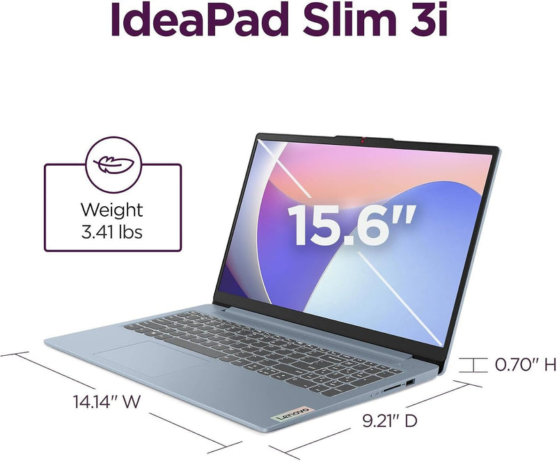 Lenovo 15.6" FHD Business Laptop, Intel Processor, 8GB DDR5, 128GB Storage
