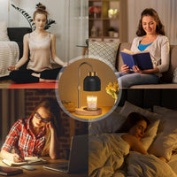 seenlast Candle Warmer Lamp with Dimmer Adjustable Height, 2/4/8H Timer