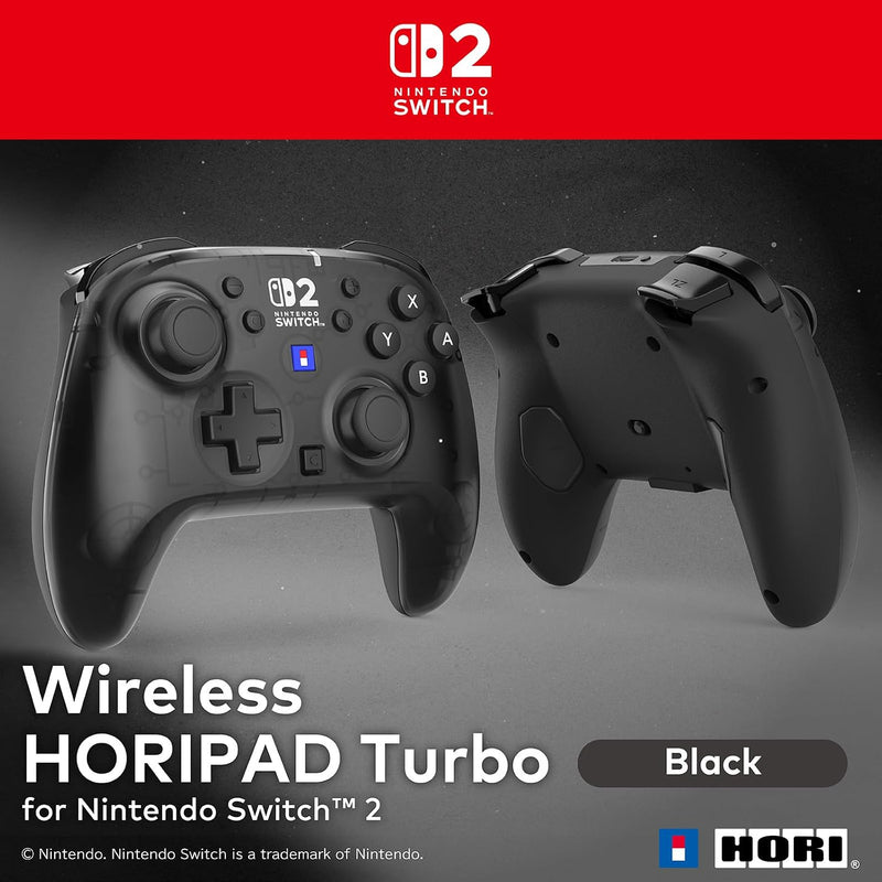 HORIPAD Turbo Inalámbrico para Nintendo Switch 2 - Negro