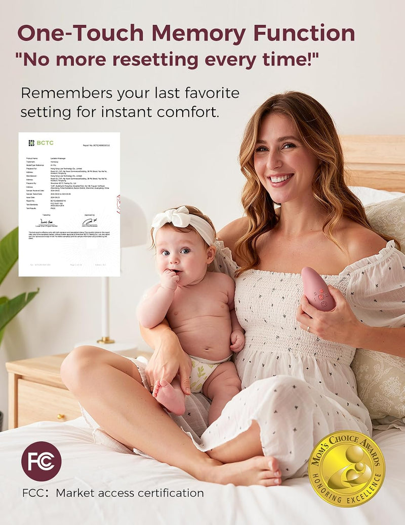 Momcozy A1Pro Masajeador de Lactancia con Calor y Vibración Profunda