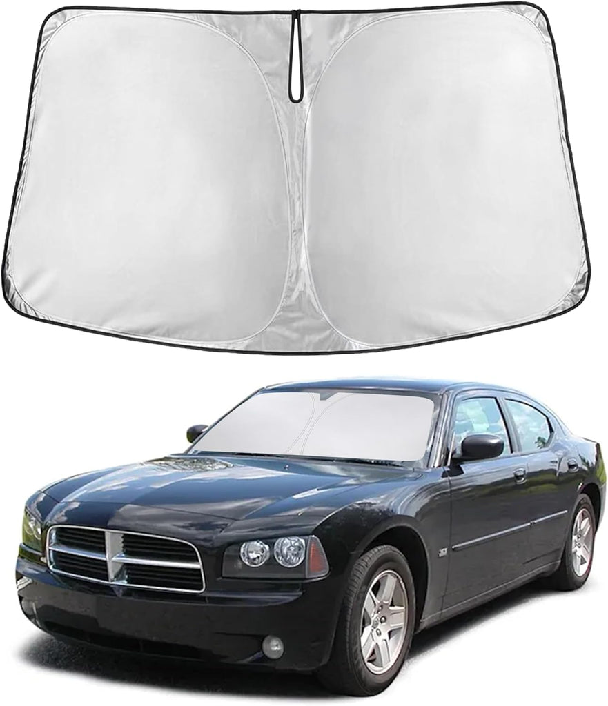 EcoNour Windshield Sunshade Compatible for Dodge Charger 2006-2009 2010