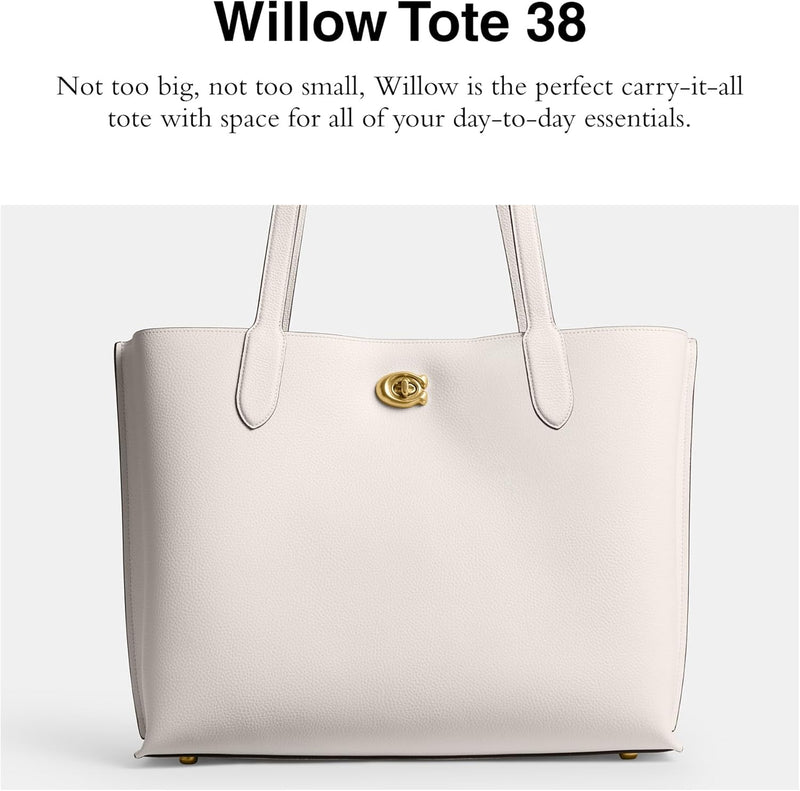 Coach Women's Polished Pebble Leather Willow Tote 38