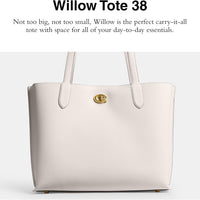 Coach Women's Polished Pebble Leather Willow Tote 38