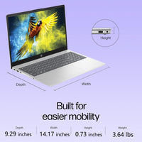 HP Essential Laptop 2026, Intel CPU, 128GB Storage, Office 365, Windows 11