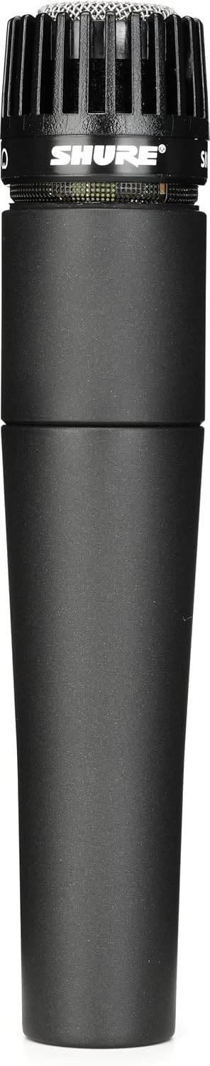 Shure SM57 & SM58 Microphone Set - Professional Dynamic Cardioid Pair for Instruments & Vocals - Crisp Sound & Versatile Performance