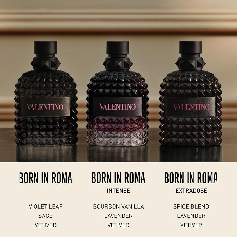 Valentino Uomo Born in Roma - Eau de Toilette en espray para hombre, 50 ml