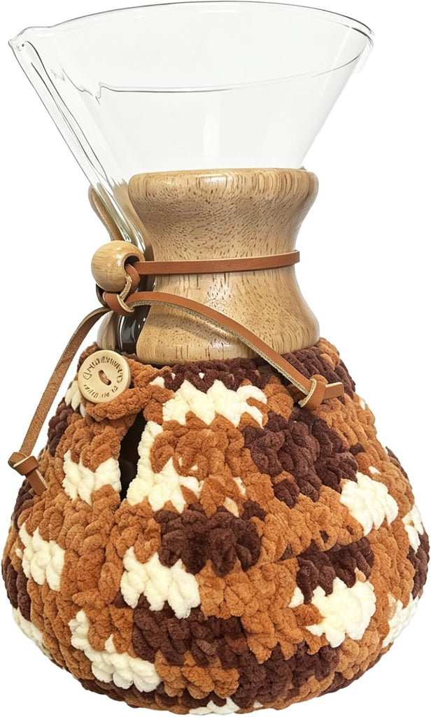 Handmade Cozy Compatible With Chemex 10 Cup Pour Over Coffee Warmer Sleeve