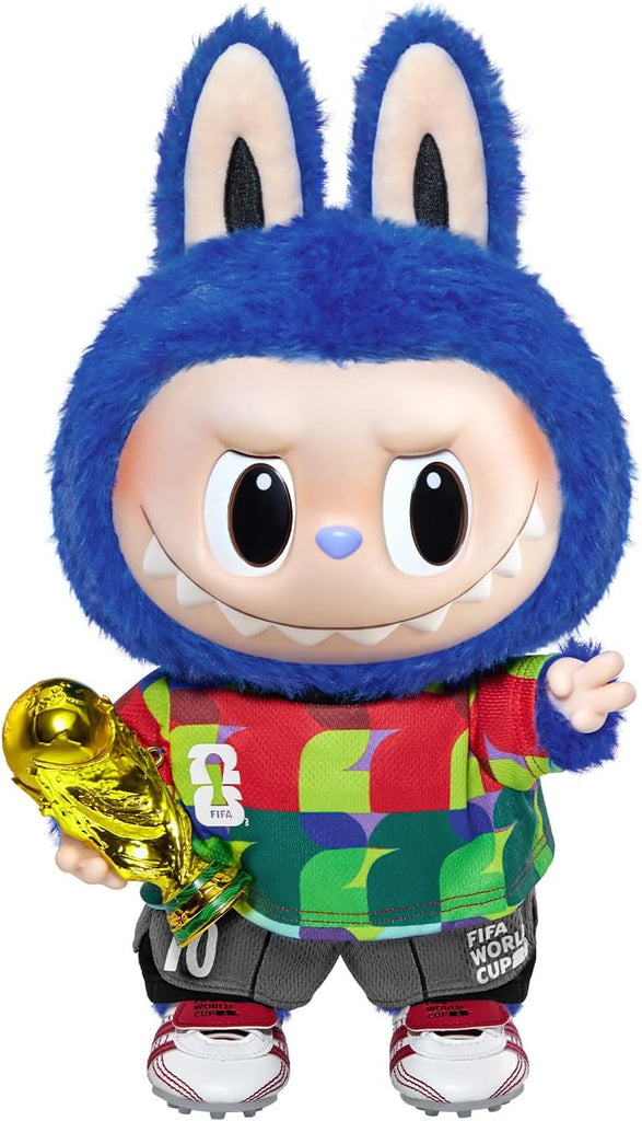 POP MART THE Monsters × FIFA Series - Catch the Win Vinyl Plush Doll, Big Labubu with FIFA World Cup 2026, Gift for Soccer Fans, Teenagers, Adults, Collectibles World Cup Labubu, 14.96 inches Height