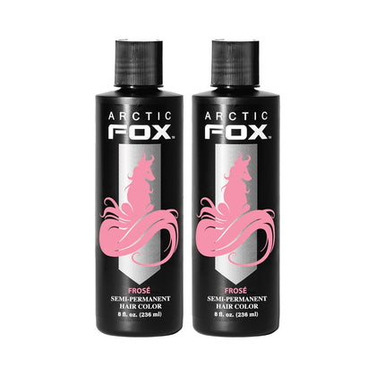 ARCTIC FOX Semi-Permanent Hair Dye Frose - Vegan, Ammonia Free - 2 x 8 oz