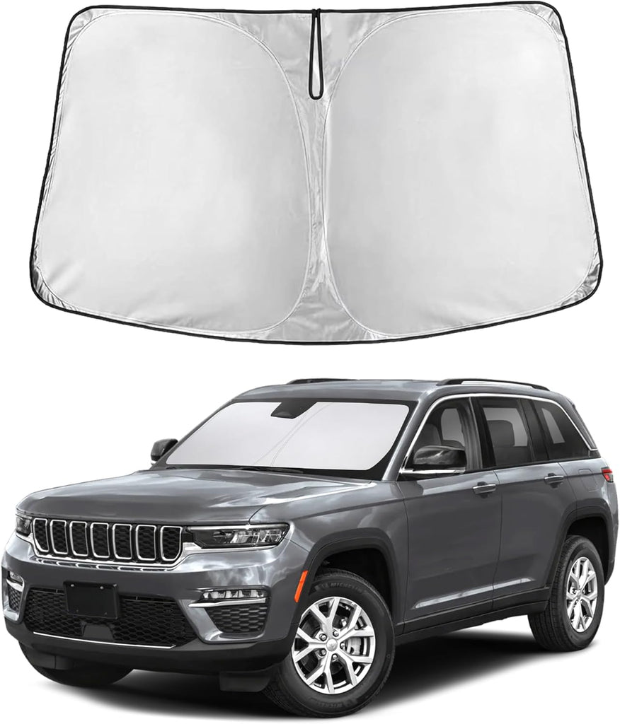 EcoNour Windshield Sunshade for Jeep Grand Cherokee 2011-2024 2025 2026