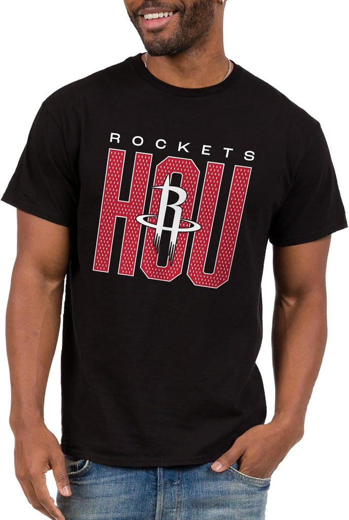 Junk Food NBA - Houston Rockets City Mesh Adult SS T-Shirt Black