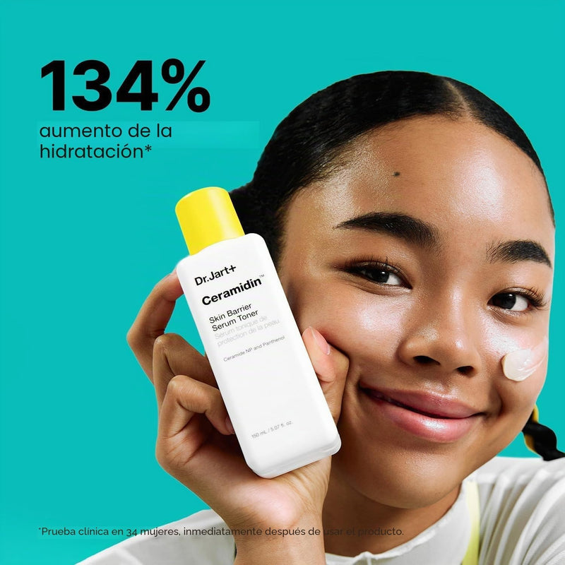 Dr.Jart+ Ceramidin Skin Barrier Repair Korean Face Serum Toner with Ceramides