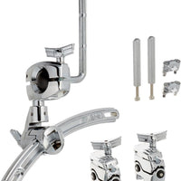 Ludwig LAC2983MT Atlas Arch Rail Mount with Two LAPAM1 Brackets | Percussion Drum Set Mounting Hardware | Drum Rail Moun