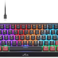 Rii RK806 60% Mechanical Gaming Keyboard,61 Keys Compact