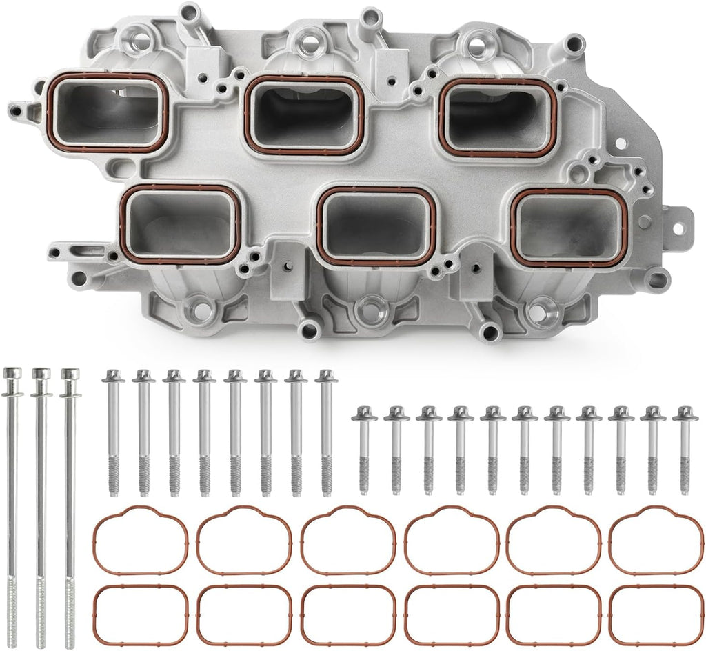 Aluminum Lower Intake Manifold with Gasket for 2011-2021 Dodge Charger Challenger Durango Jeep Wrangler Grand Cherokee R
