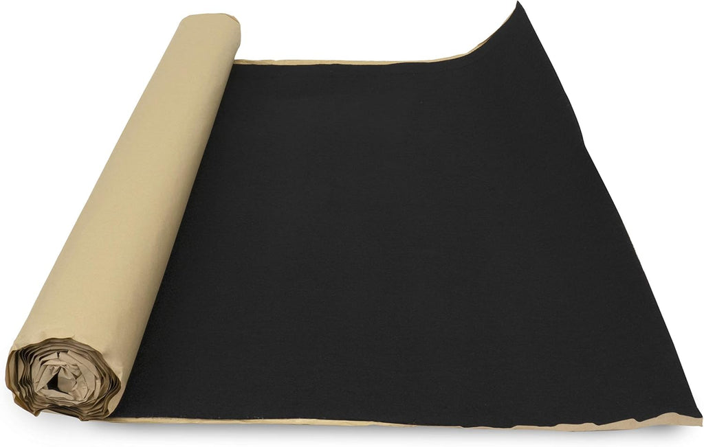 NVX 32 Sq Ft Subwoofer Box/Trunk Liner Carpet with Adhesive Back (Black)