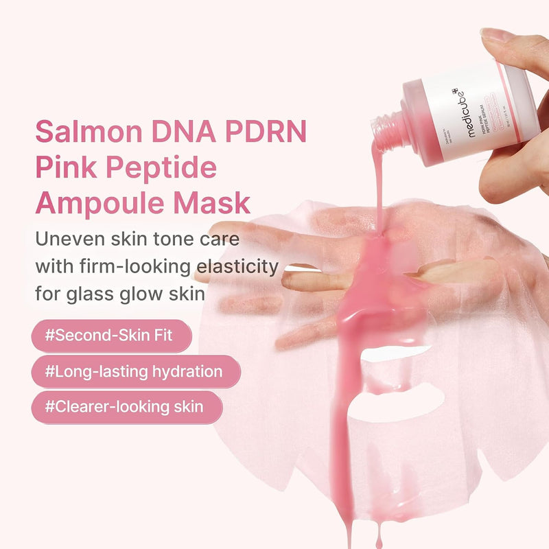 OFERTA POR TIEMPO LIMITADO 💗✨ Devuélvele glow e hidratación a tu piel con medicube PDRN Pink Peptide Mask