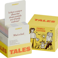 TALES 150 Conversation Cards, Family Edition, Create Meaningful Connections