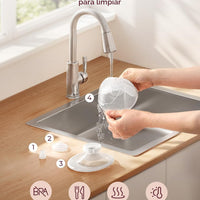 Momcozy M5 Extractor de Leche Inteligente Manos Libres - Pack de 2 (Gris)