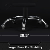 Silla gaming Yaheetech con reposapiés, almohada lumbar de masaje y reclinable