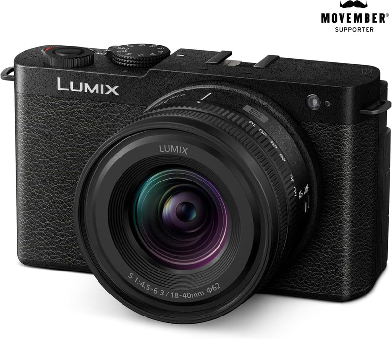 Panasonic LUMIX S9 Full-Frame Mirrorless Camera with S 18-40mm F4.5-6.3 Lens, Compact, Lightweight Body, Perfect for Social Media and Travel, Digital Cameras for Photography, DC-S9NK