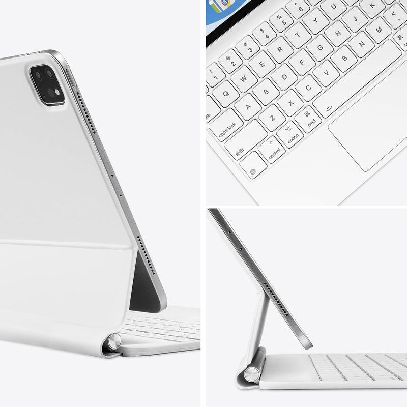 Funda con Teclado Magnético mobee para iPad Pro 11" (M4/M5) - Blanco