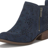 Lucky Brand Women's Basel Bootie Navy Blazer, 9.5 Medium