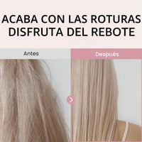 ANILLO Tratamiento Rosy Night de ampollas capilares para cabello dañado – Fórmula de reparación de agua a crema con péptidos y aminoácidos – Control del encrespamiento, seguro para el color, sin silic