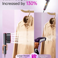 DRFLASH Plancha y vaporizador 2 en 1 para ropa