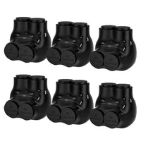 RVBOATPAT 2 Port Insulated Connector Multi Tap Connector 2-14 AWG Aluminum to Copper Wire Connectors Single-Sided Entry