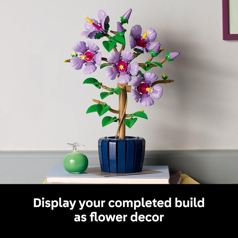 LEGO Botanicals Hibiscus Flower Building Set