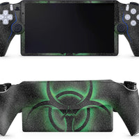 Glossy Glitter Gaming Skin Compatible with PS5 Portal Remote Player - Bio Glare - Premium 3M Vinyl Protective Wrap Decal