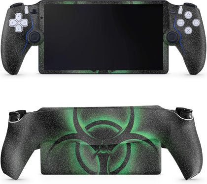 Glossy Glitter Gaming Skin Compatible with PS5 Portal Remote Player - Bio Glare - Premium 3M Vinyl Protective Wrap Decal Cover - Easy to Apply | Crafted in The USA by MightySkins