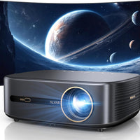 [2500 ANS ＆ 50W] Alvar Outdoor Projector 4K Support with WiFi and Bluetooth