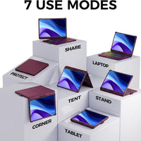 Funda con Teclado NOKBABO para iPad 10/11 (A16) y Air 11" (M4/M3/M2) - Frambuesa