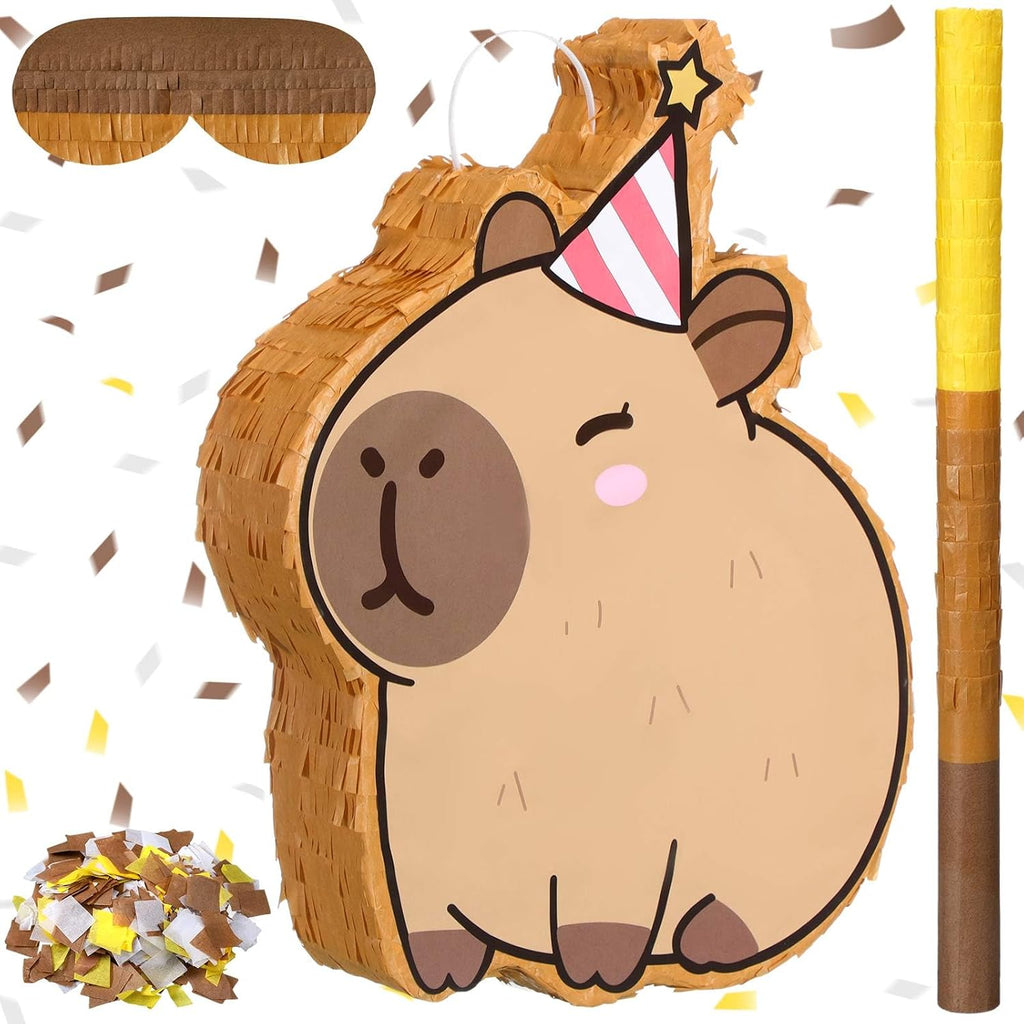 Seenelling Cute Capybara Themed Piñata Cute Capybara Piñata for Science Party Supplies Christmas Festivals Holiday Photo