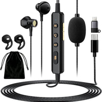 Facmogu Sound Card Karaoke Headset with Mic for Singing & Lives Sreaming
