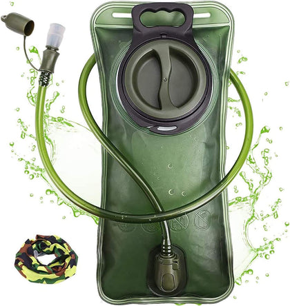 Vejiga de hidratación, vejiga de agua de 1.5-2-3L para mochila de senderismo, bolsa de