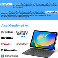 Funda con Teclado runelk para iPad 10.ª / 11.ª Gen (A16) - Gris
