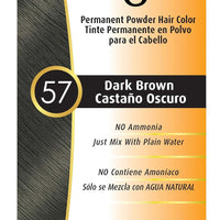 #57 Dark Brown Bigen Permanent Powder (12 Pack)