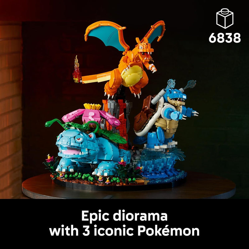 LEGO Pokémon Venusaur, Charizard and Blastoise