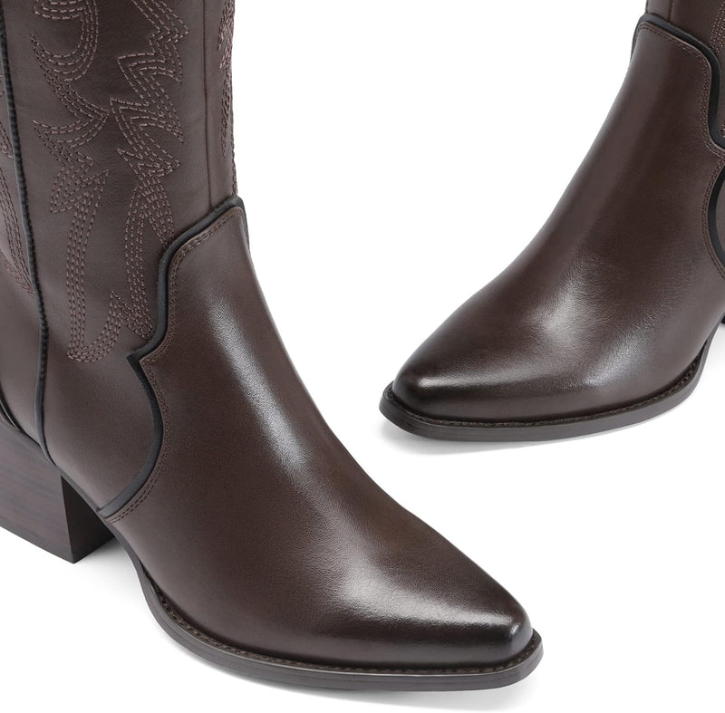 🤠✨ Eleva tu estilo western con las botas DREAM PAIRS Cowgirl