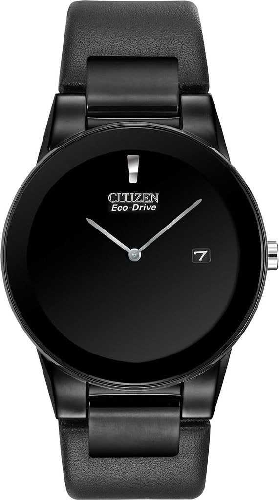 CITIZEN Men's Eco-Drive Modern Axiom Watch in Black IP Stainless Steel
